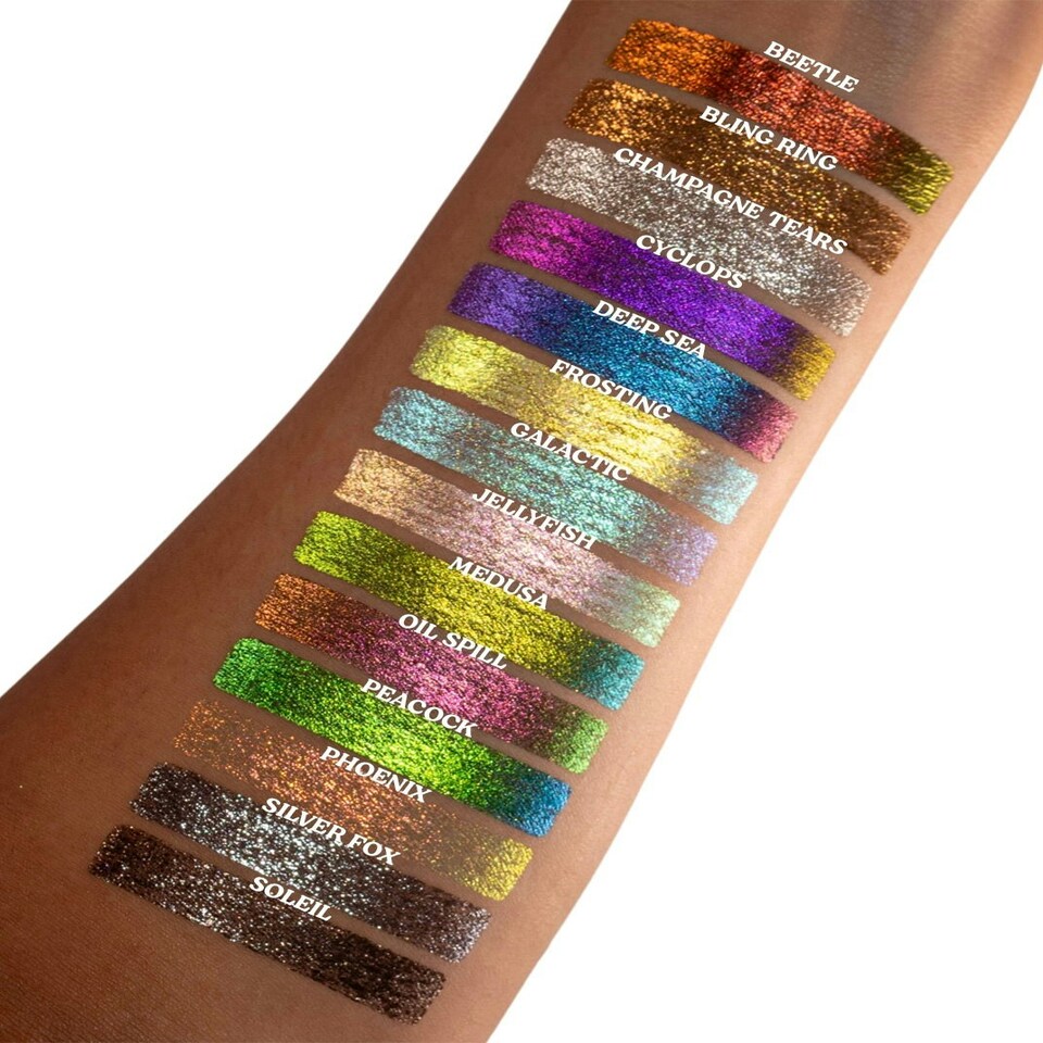 image 1 of Silver Fox Chroma Flik - Liquid Liner - Glisten Cosmetics Silver