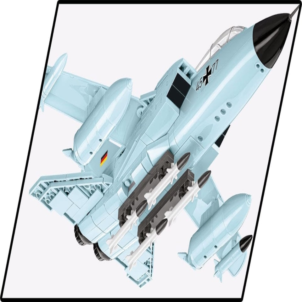 image 1 of Panavia Tornado IDS German brick plane model - COBI 5853 - 493 bricks