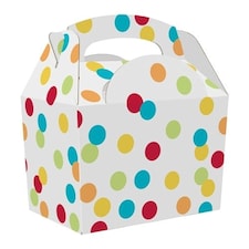 Multi-Coloured Dots Party Box