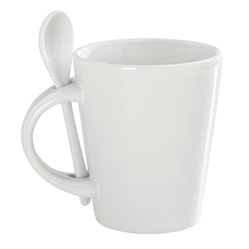 image 1 of MidOcean Sublimkonik Sublimation 300ml Mug & Spoon Set - White - One Size