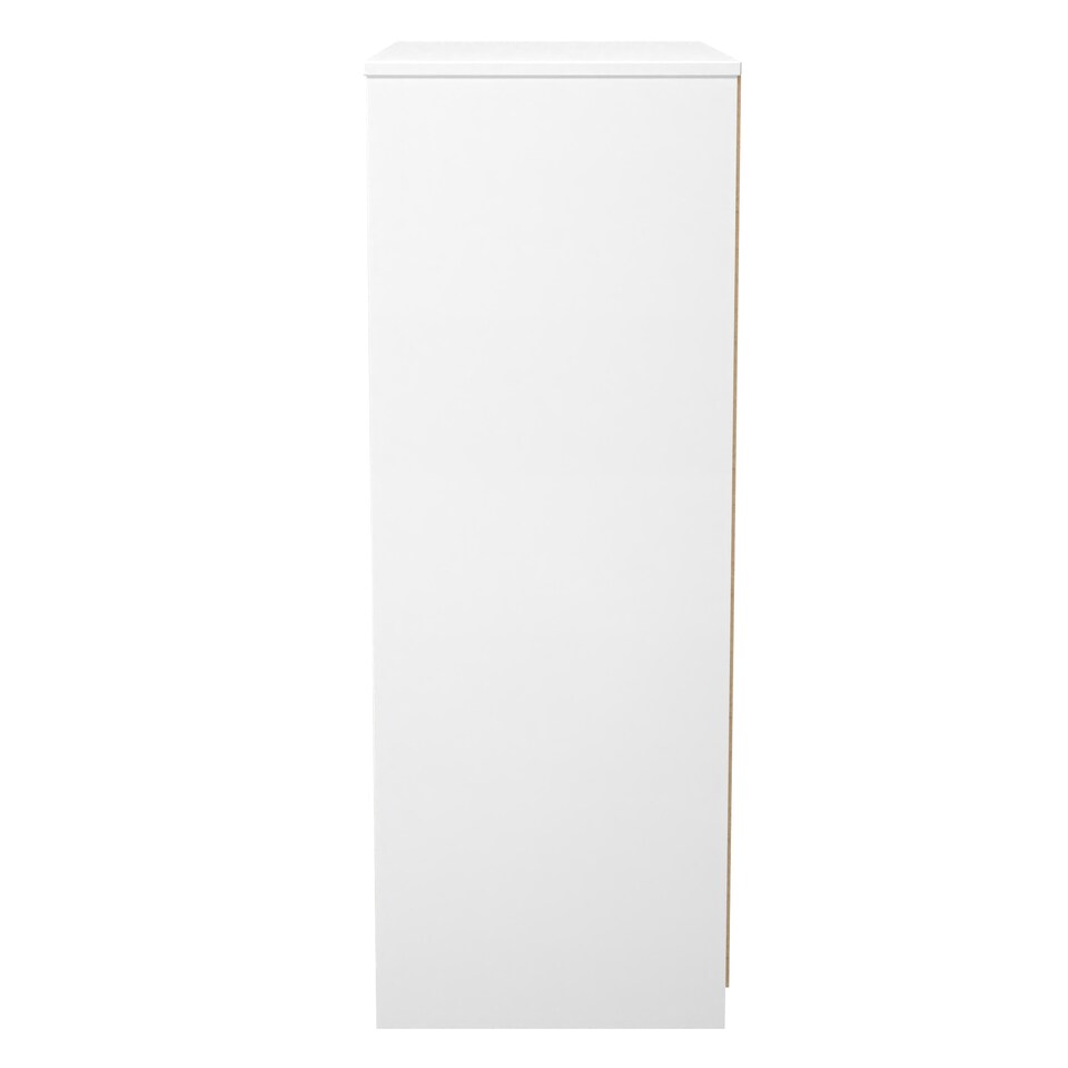 image 1 of Washington 4 Drawer Deep Chest of Drawers in White Matt (Ready Assembled) | White | White Matt