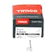 image 3 of Timco - Round Cable Clips - White (Size To fit 3.5mm - 100 Pieces)
