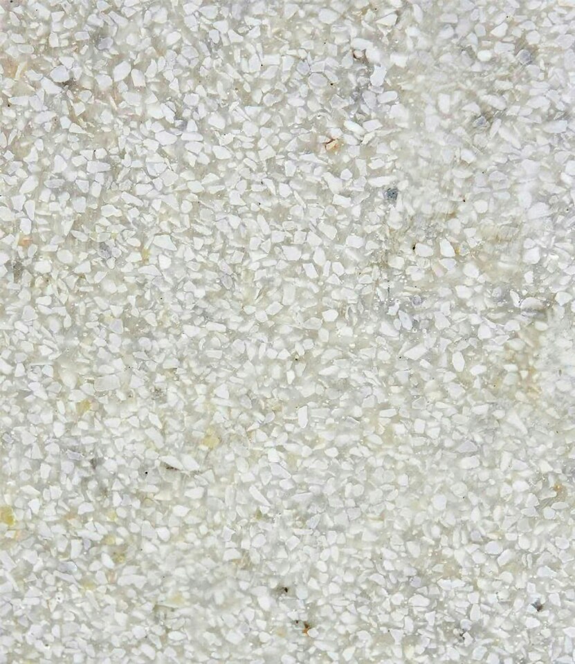 image 1 of Primrose White Stone Effect Jumbo Poly-Terrazzo Cube Planter 52cm