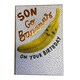 image 1 of Son Go Bananas Funny Birthday Card
