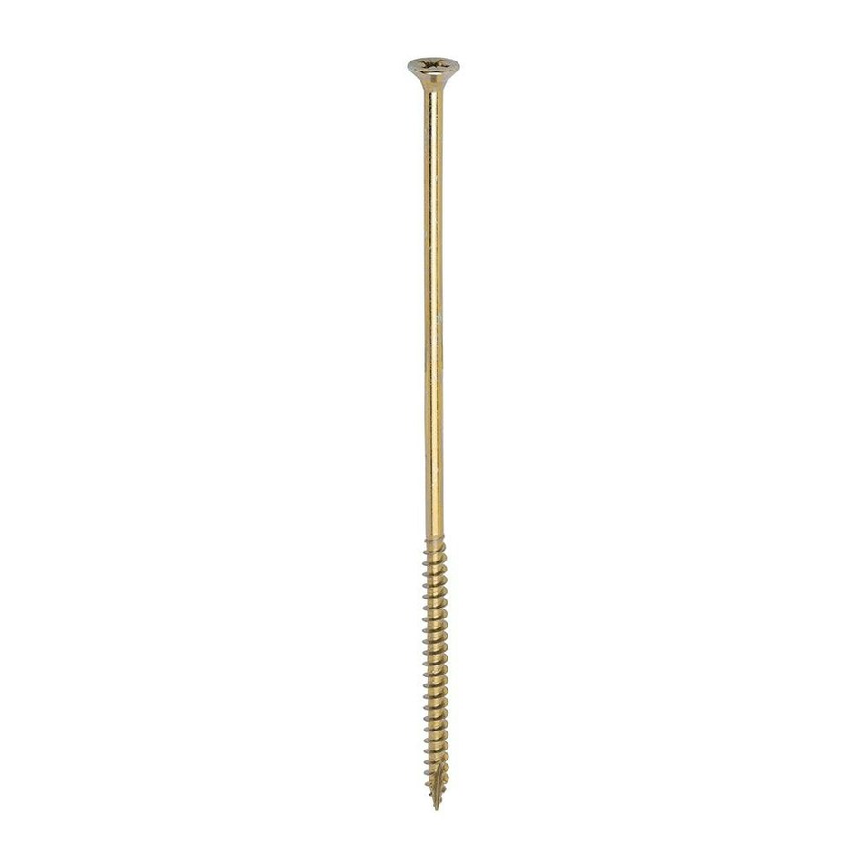 image 1 of Timco - Classic Multi-Purpose Screws - PZ - Double Countersunk - Yellow (Size 6.0 x 180 - 100 Pieces)