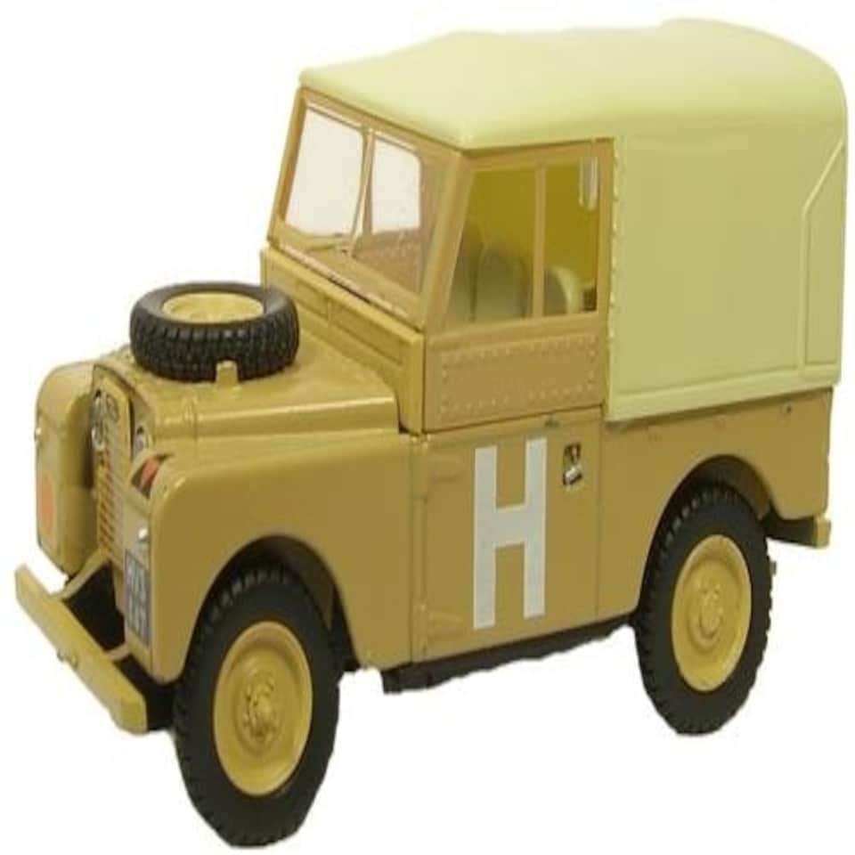 Oxford Diecast Land Rover Series I 88'' Sand/Military