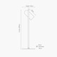 image 6 of Black and Rose Gold Metal LED Table Lamp | Black | Black | 1