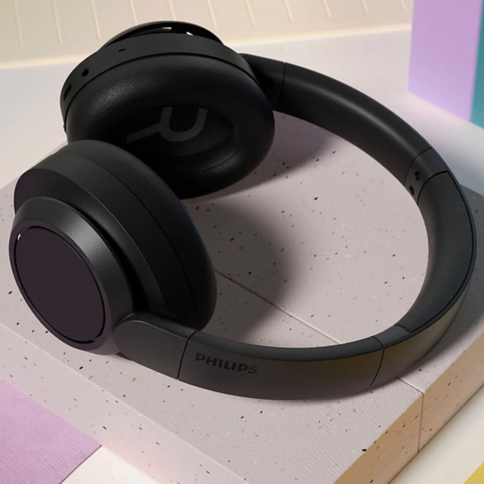 image 1 of Philips TAH6509 Over-ear Wireless BT Headphones Noise Isolating | Black | Black