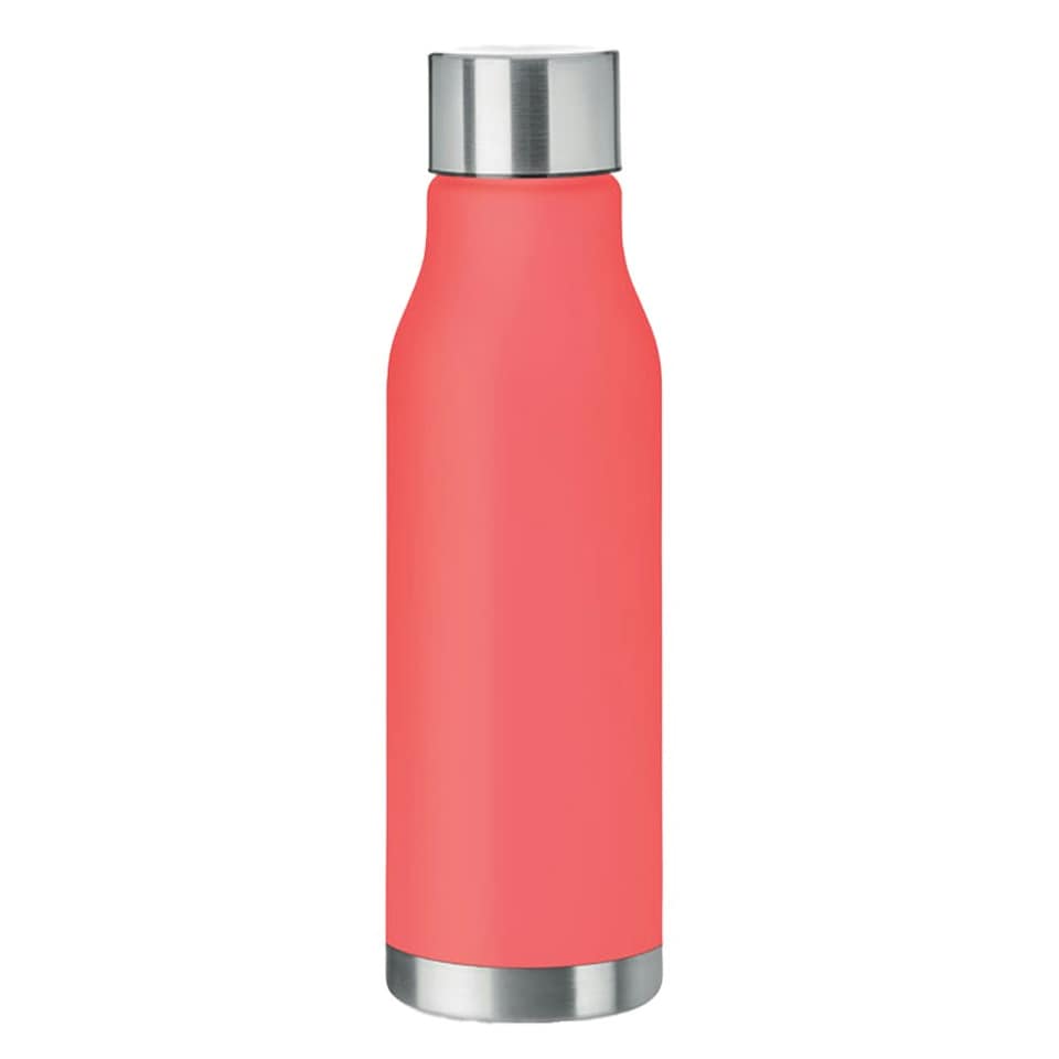 image 1 of MidOcean Glacier RPET 600ml Water Bottle - Transparent Red - One Size | Red | One Size