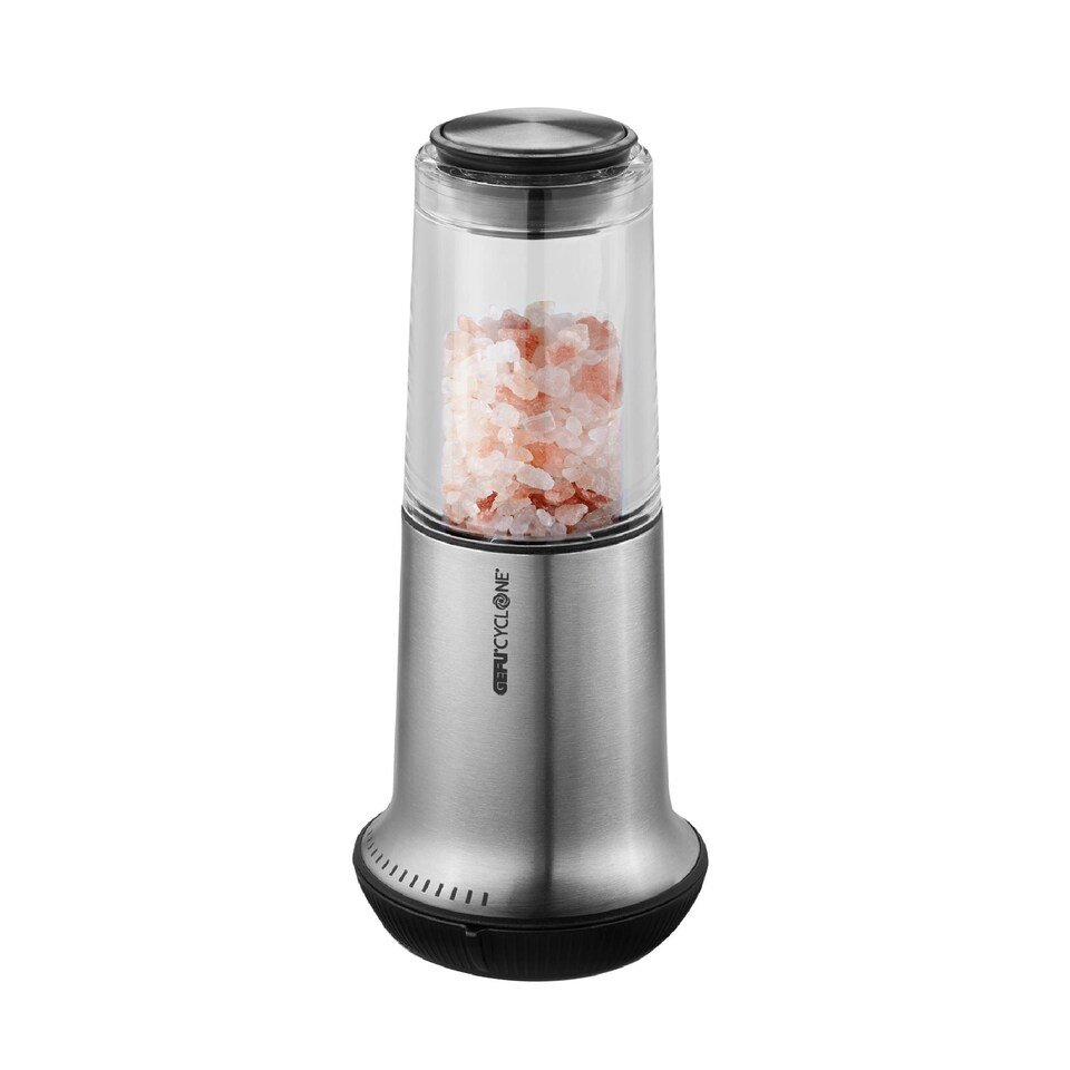 image 1 of GEFU X-Plosion Size L Manual Salt or Pepper Mill Silver
