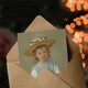 image 3 of Mary Cassatt Art Card Child in a Straw Hat Painting