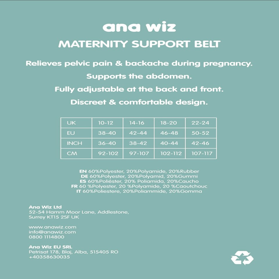 image 1 of Maternity Support Belt - UK 14-16
