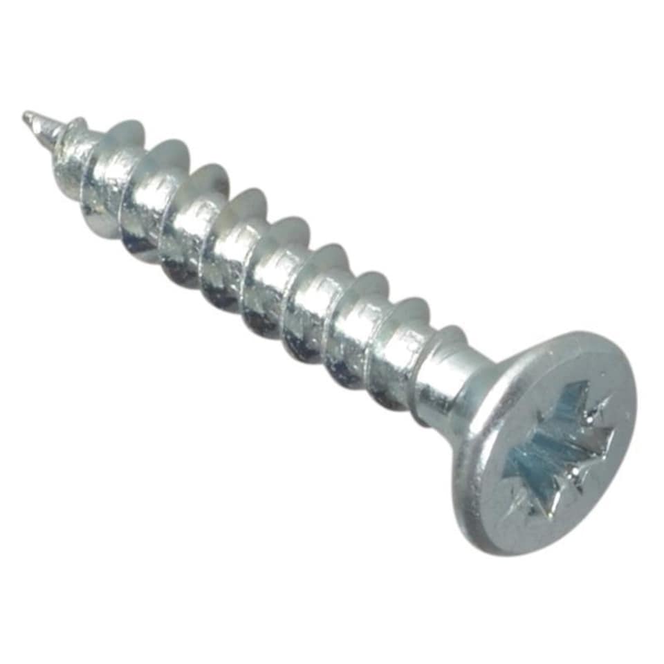 Forgefix Multi-purpose Screws, Pozi, Csk, Zp - Multi Colour - 4 x 25mm