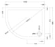 image 7 of Balterley Premium Shower Tray - Left Hand Offset Quadrant | White | White | 1