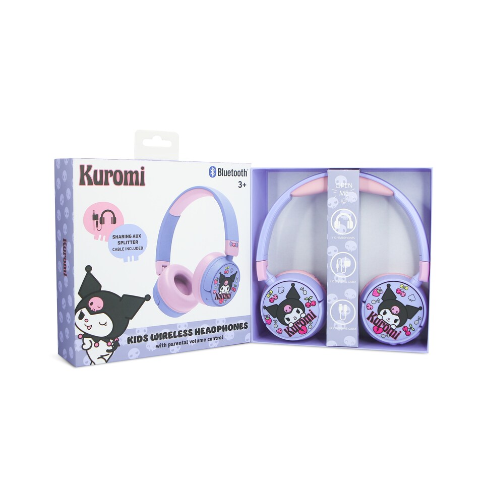 image 1 of OTL Kuromi Kids Wireless Headphones