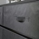 image 3 of OHS Brooklyn 6 Drawer Home Storage Fabric Display Cabinet With Hanging Rail Grey