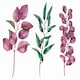 image 3 of Floral elements (Canvas Print) 86cm x 60cm