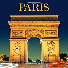 Paris 2026 Calendar | Square Wall Calendar | Travel Gift | Plastic Free Packaging | by Avonside Publishing
