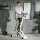 image 2 of SPORTNOW Stepper Machine with 12-Level Hydraulic Resistance, LCD Monitor