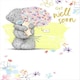 image 1 of Bear With Bouquet Get Well Soon Card