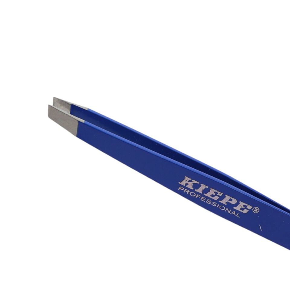 image 1 of Kiepe - Tweezer Oblique Tip Navy Blue 10cm