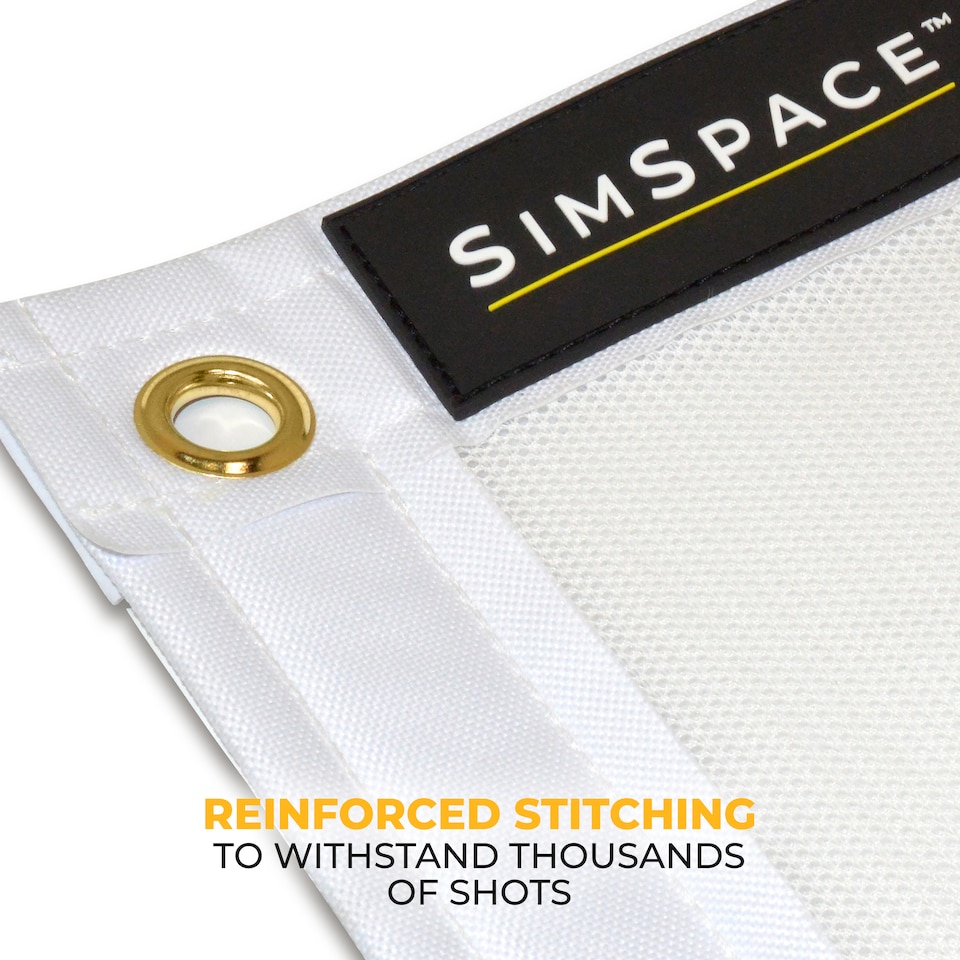 image 1 of Impact & Noise Absorbing Foam Backing Screen For Golf Enclosure - 3.3 x 3 M
