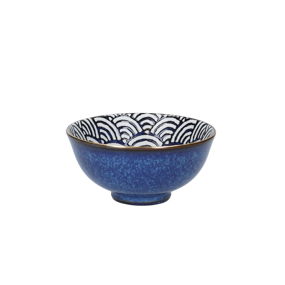 image 1 of Mikasa Miso Bowl Blue Porcelain 11.5cm | Blue