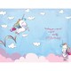 image 3 of 6th Birthday Card for Girl Cute Unicorn Pony & Glitter
