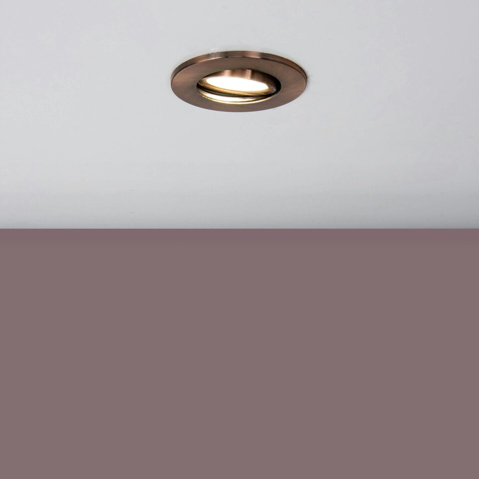 image 1 of BHS Cal LED Fire Rated IP65 Recessed Spotlight | Copper | Antique Copper | 1