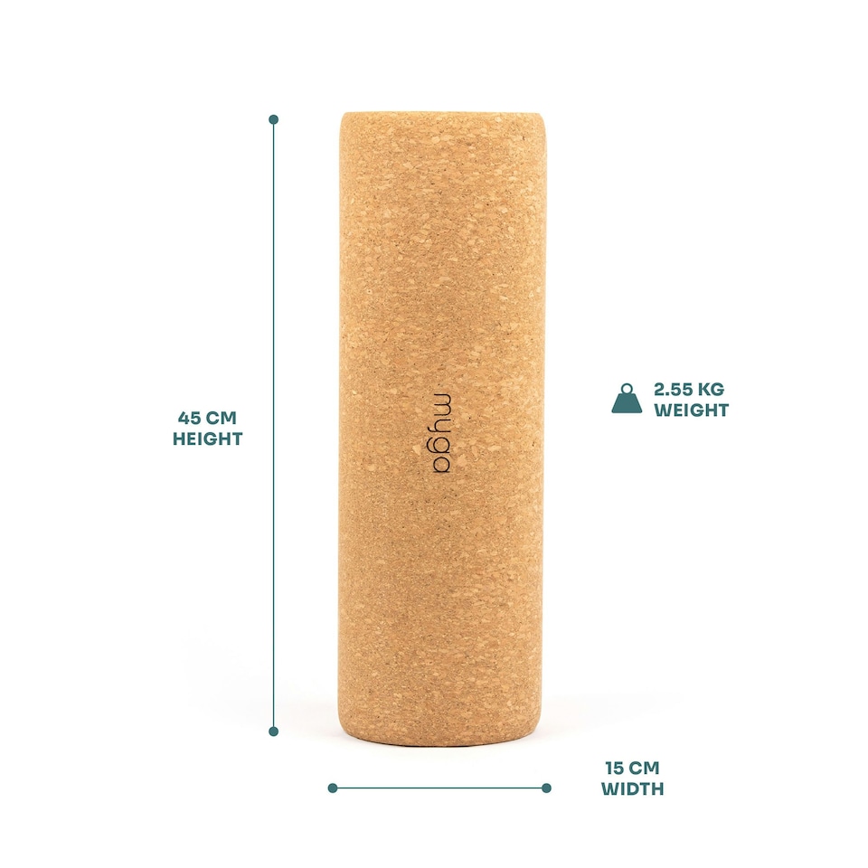image 1 of Myga Cork Massage Roller 15 x 45