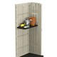 image 2 of Suncast Shelf Kit for Mannington / Aston Storage Cabinet | Black