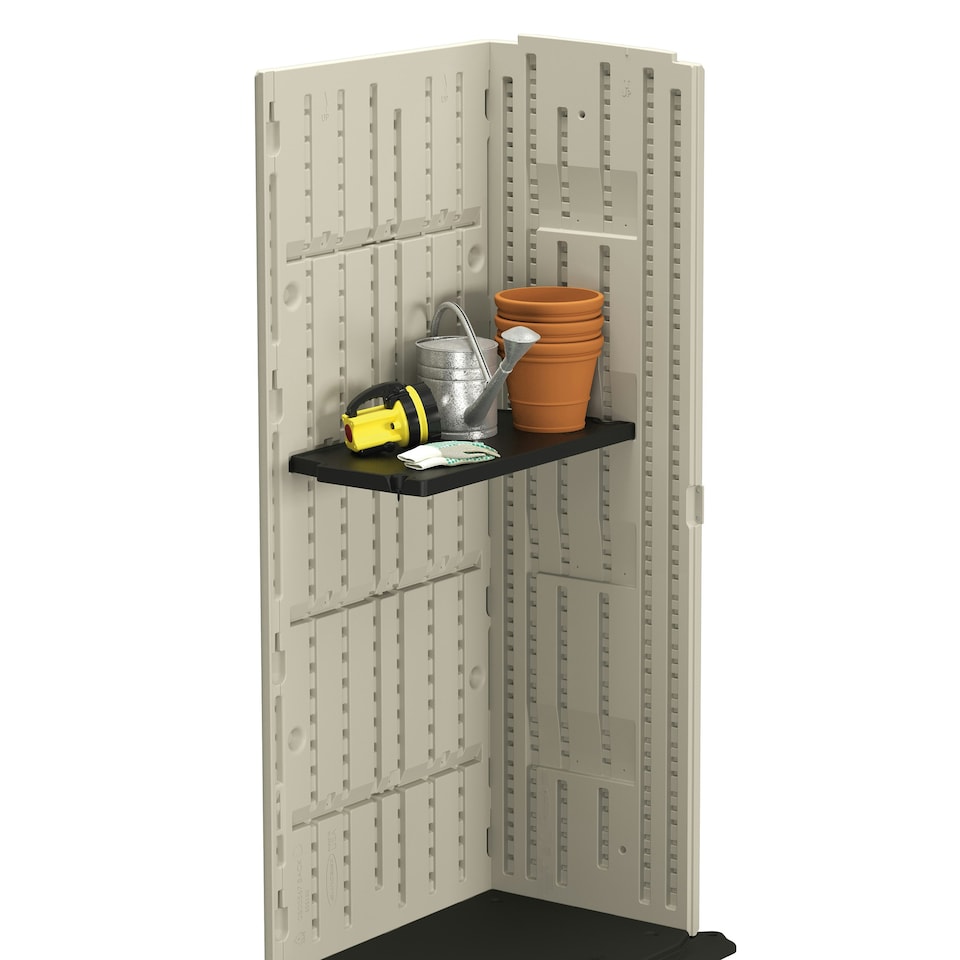 image 1 of Suncast Shelf Kit for Mannington / Aston Storage Cabinet | Black