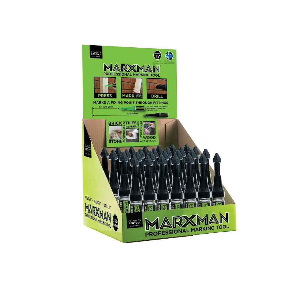 Marxman Marxman Deep Hole Professional Marking Tool (cdu Of 30) - Multi Colour - One Size