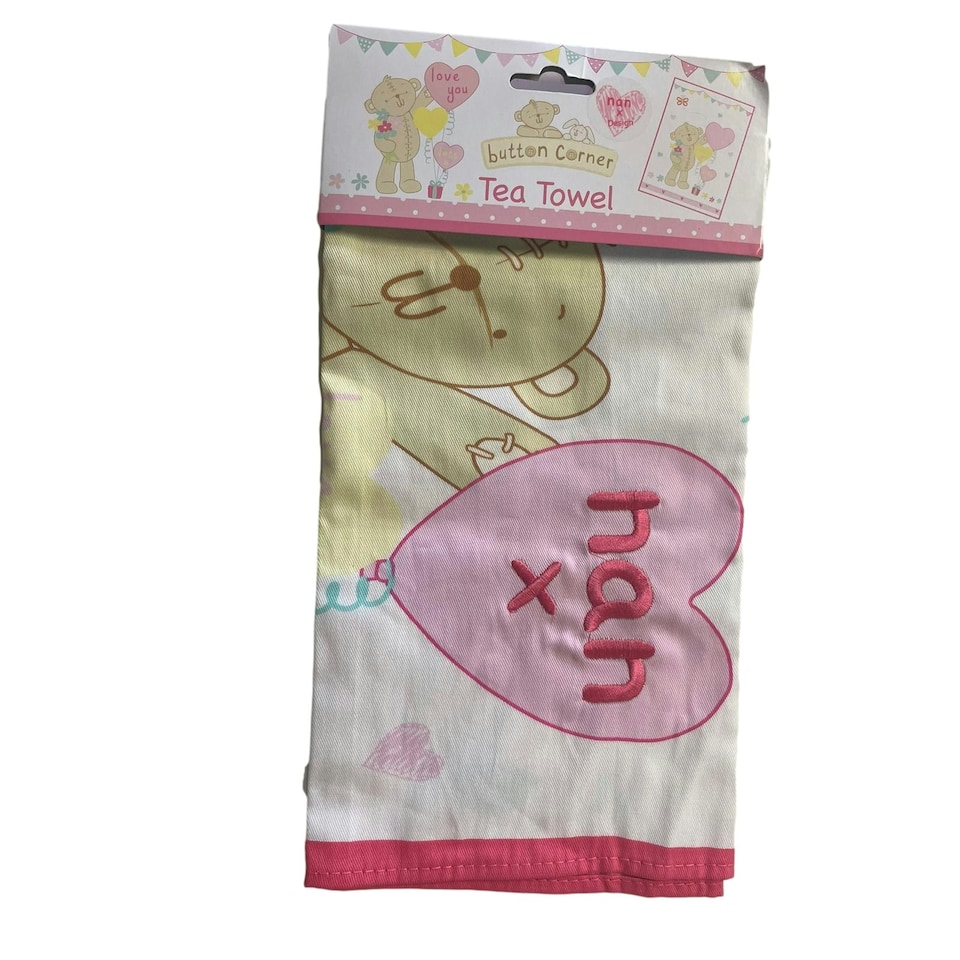 image 1 of Button Corner Nan Love You x Tea Towel