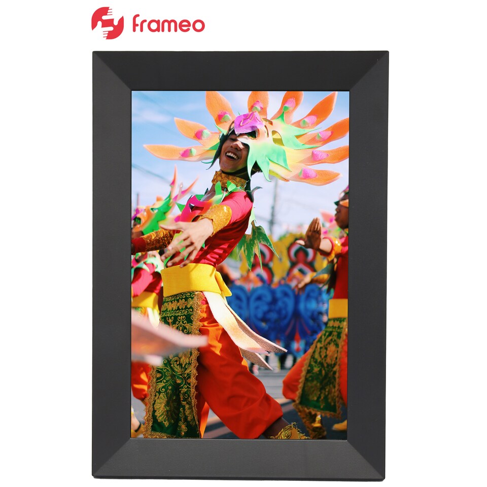 image 1 of EMtronics 10" inch Frameo Touchscreen Digital Picture Photo Frame with Wi-Fi