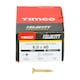 image 3 of Timco - Velocity Premium Multi-Use Screws - PZ - Double Countersunk - Yellow  (Size 6.0 x 40 - 200 Pieces)