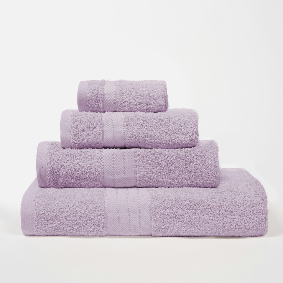 image 1 of OHS 4 x Luxury 100% Cotton 500GSM Bathroom Face Cloth Towel Purple | Lilac | Face cloth