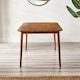 image 3 of Furniturebox Lynton Large Walnut Effect Solid Wood Dining Table