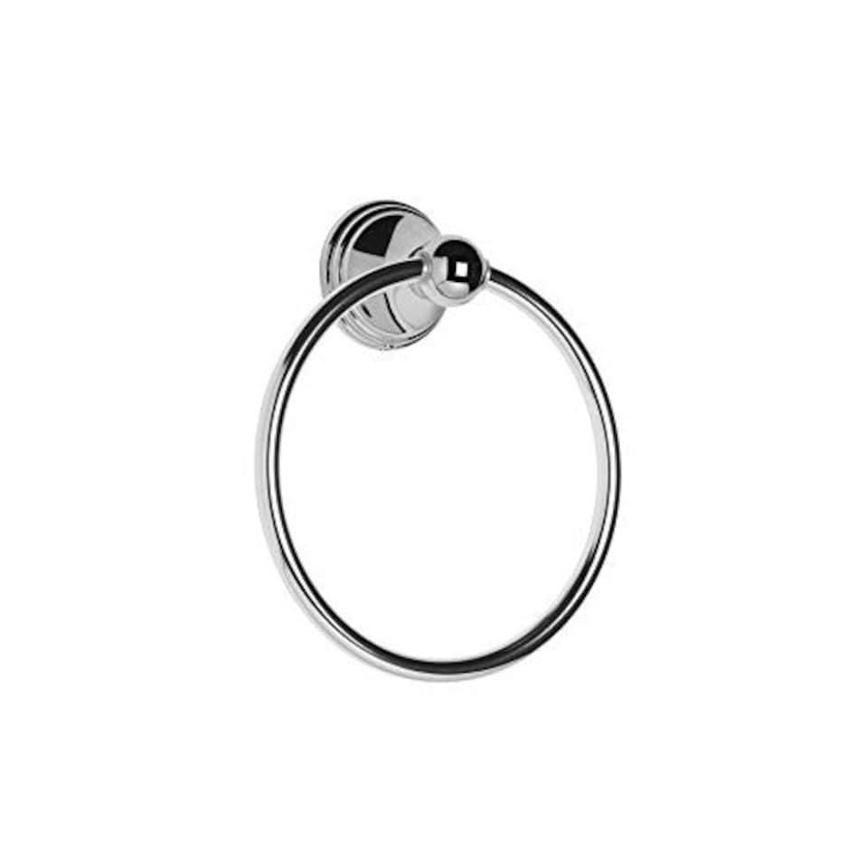 Croydex Westminster Towel Ring - Silver - One Size