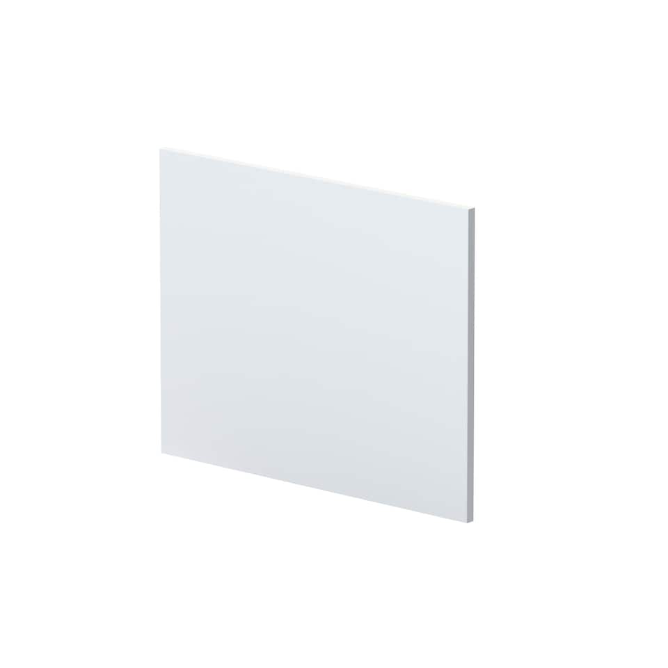 image 1 of L Shape Square Reversible Bath End Panel Satin White 700mm | White | Satin White | 1