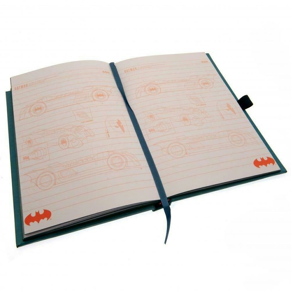 image 1 of Batman Bat Tech Notebook - Blue/Black - One Size