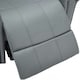 image 4 of Denver Bonded Leather Manual Recliner Stud Sofa Home Lounge Chair (Grey)