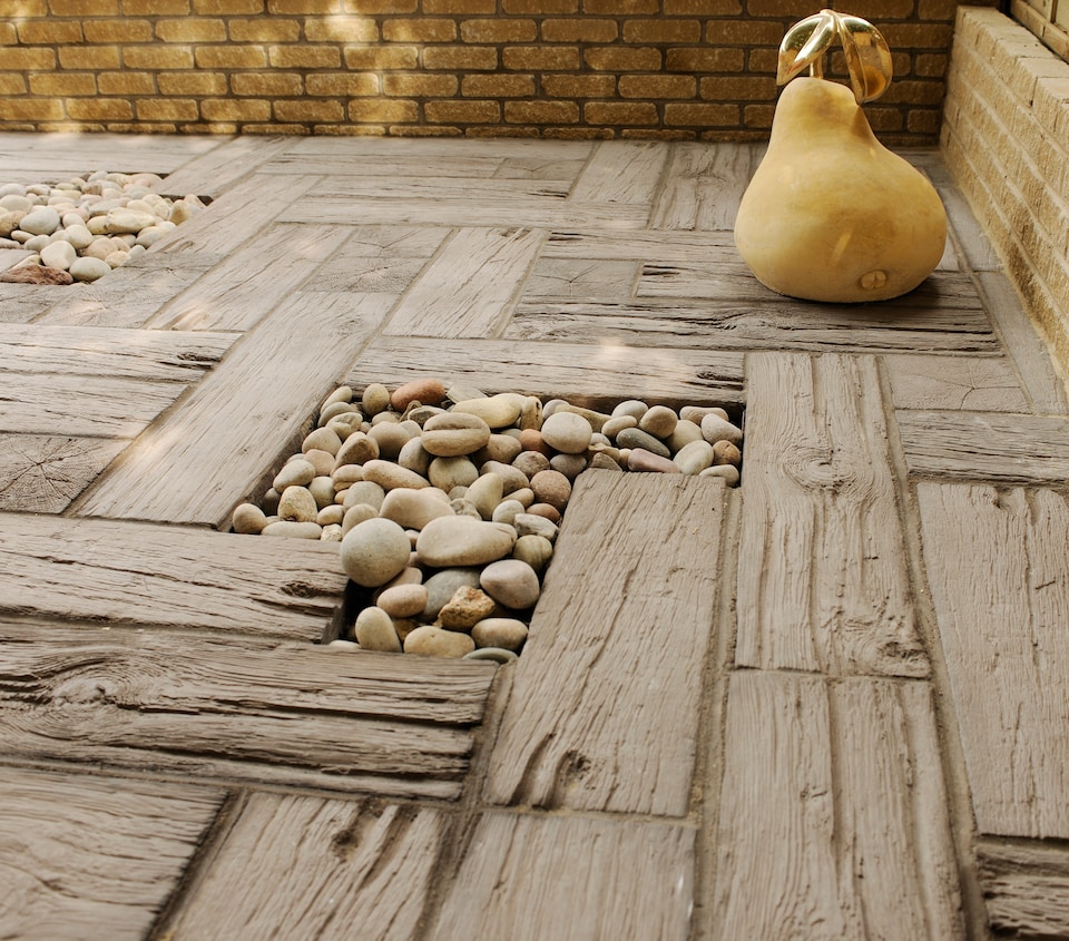 image 1 of Sleeper Paving 675 x 225 x 45 Brown Oak - Full Pallet of 20 - Bowland Stone