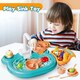 image 3 of Kids Water Play Sink with Fishing Game, Slide, and Accessories