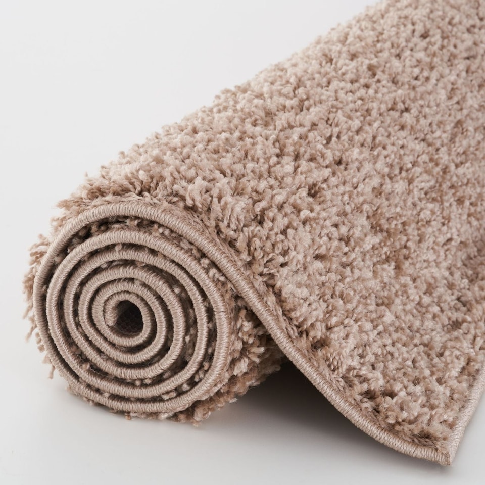 image 1 of The Rugs Myshaggy Collection Plain Soft High Pile Shaggy Floor Rugs and Runners Living Room Bedroom
