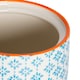 image 4 of Nicola Spring 30 Piece Hand-Printed Dinner Set - Blue