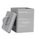 image 4 of Harbour Housewares Grey Vintage Metal Kitchen Sugar Canister Kitchen Caddy Kitchen Storage Containers Canisters