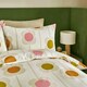 image 5 of Abacus Flower Sunrise Duvet Cover Set Cream | Super King