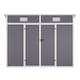 image 4 of Living and Home 6x4FT Outdoor Garden Storage Shed, Light Grey | Grey | Light Grey | 1