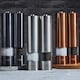 image 5 of Cooks Professional Electric Salt & Pepper Mill Set | Adjustable Grind Settings | Simple One-Button Operation | Stainless Steel